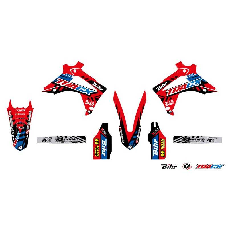 KUTVEK Kit adhesivos pegatinas para moto TRACX 1067914