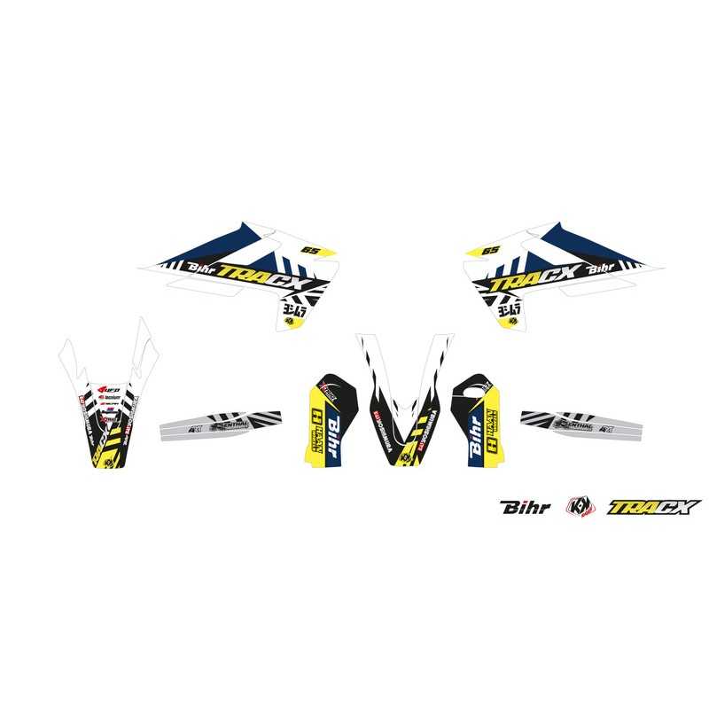 KUTVEK Kit adhesivos pegatinas para moto TRACX 1067923
