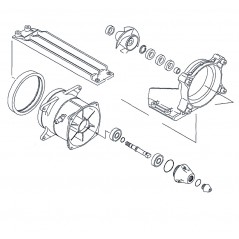 WSM Jet Ski Turbine Repair Kit 1048441