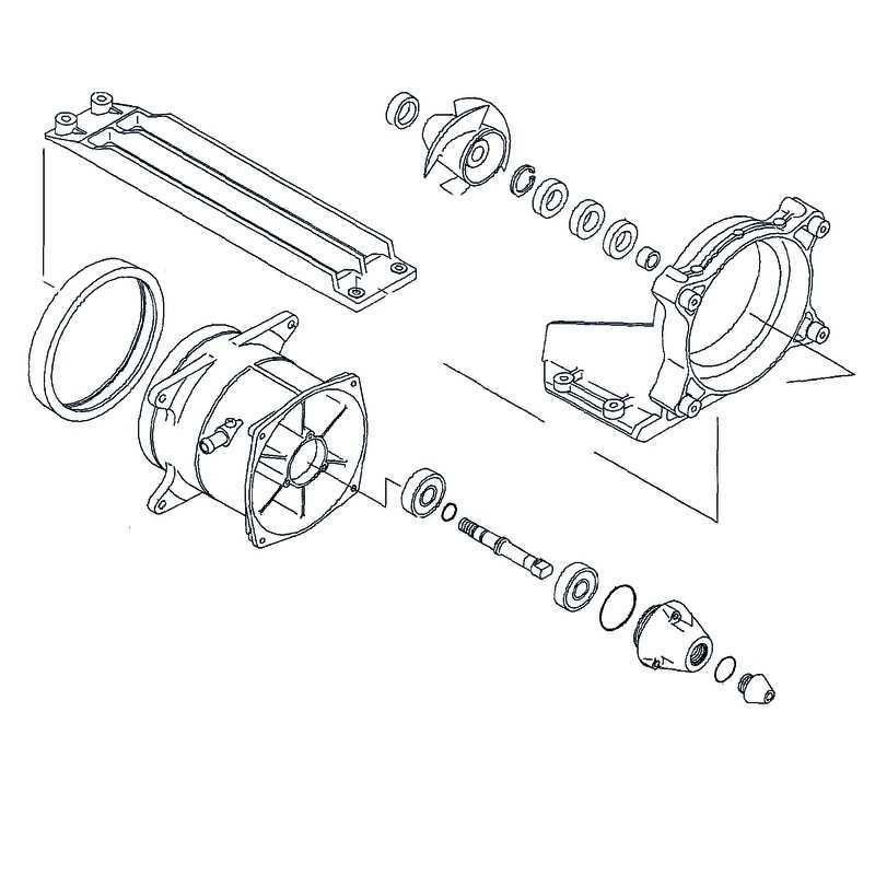 WSM Kit reparación de turbina moto agua 1048441