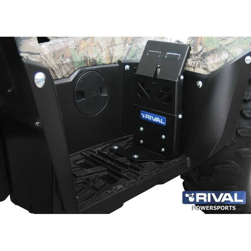 RIVAL Reposapiés para pasajeros + kit de montaje UTV 1117283