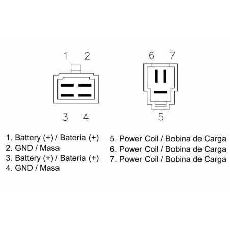 TECNIUM Regulador moto DZE 1080594