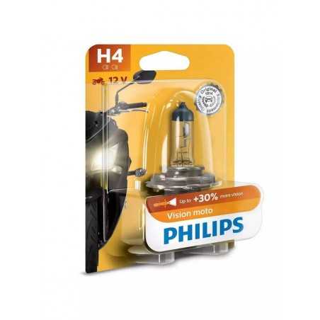 PHILIPS LÁMPARA BOMBILLA H4 VISION MOTO 12V/60/55W - (1U) 1080730
