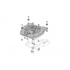 SW-MOTECH Adapter plate for trunk rack QUICK-LOCK TRAX QUICK-LOCK TRAX GPT00152400