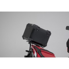 SW-MOTECH Aluminum motorcycle trunk + luggage rack + padlocks TRAX ADV - ADVENTURE-RACK TRAX ADV - ADVENTURE-RACK GPT019507001VA