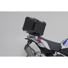 SW-MOTECH Aluminum motorcycle trunk + luggage rack with Rallye seat + padlocks TRAX ADV - ADVENTURE-RACK TRAX ADV - ADVENTURE-RA