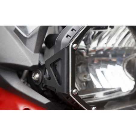 SW-MOTECH Protector de luces delanteras soporte con panel pvc LPS0730710000/B