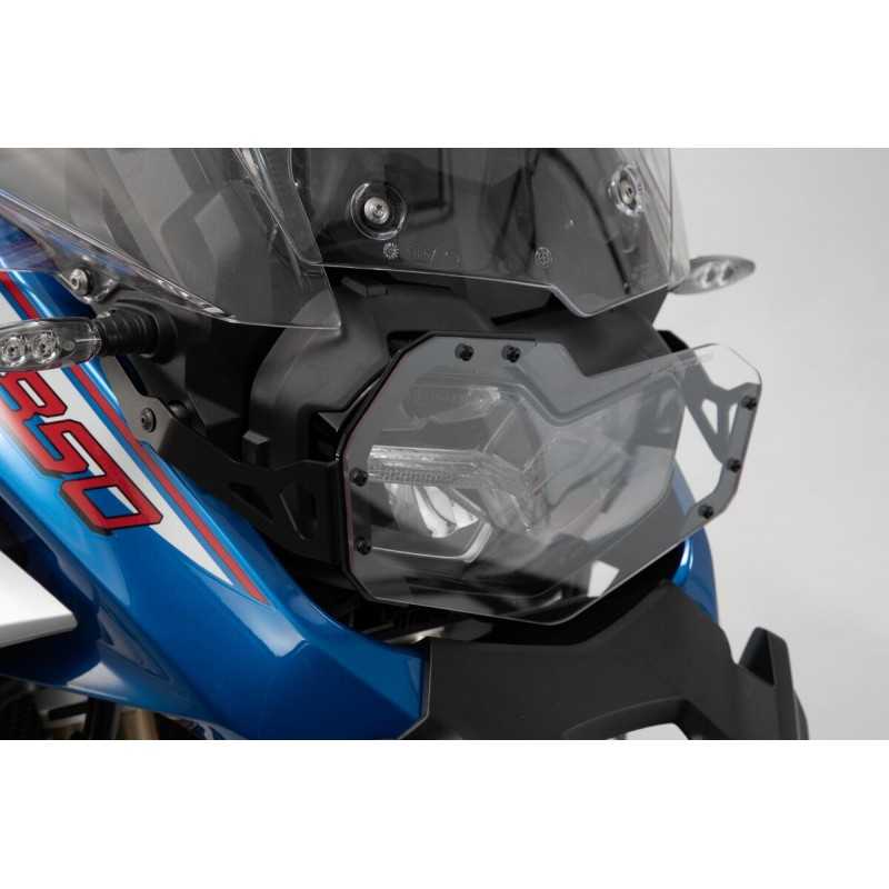 SW-MOTECH Protector de luces delanteras soporte con panel pvc LPS0791210000/B