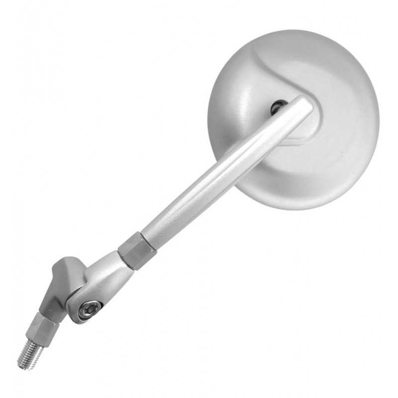 Mirror, rearview, handlebar, 102mm, grey, left or right