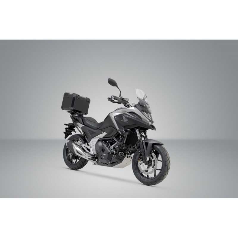 SW-MOTECH Aluminum motorcycle trunk + luggage rack + padlocks TRAX ADV - STREET-RACK TRAX ADV - STREET-RACK GPT01841700VAR