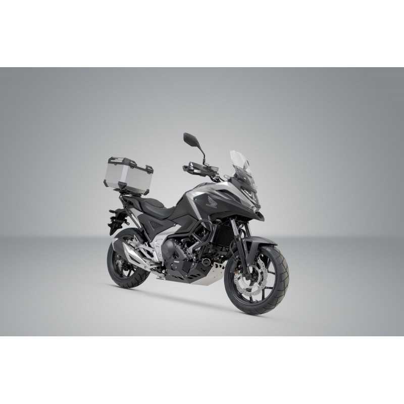 SW-MOTECH Aluminum motorcycle trunk + luggage rack + padlocks TRAX ADV - STREET-RACK TRAX ADV - STREET-RACK GPT01841700VAR