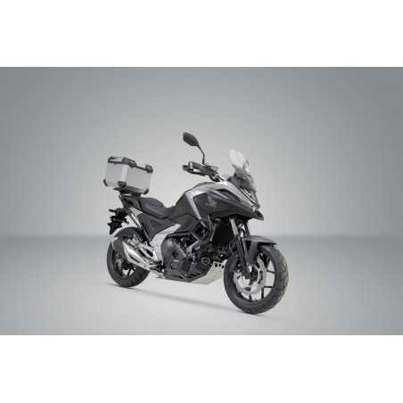 SW-MOTECH Baúl moto aluminio + portaequipajes candados TRAX ADV - STREET-RACK GPT01841700VAR