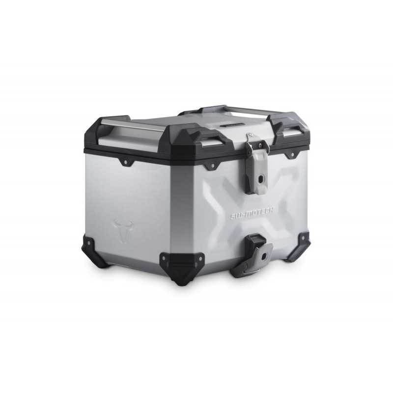 SW-MOTECH Aluminum motorcycle trunk + luggage rack + padlocks TRAX ADV - STREET-RACK TRAX ADV - STREET-RACK GPT114417001VAR