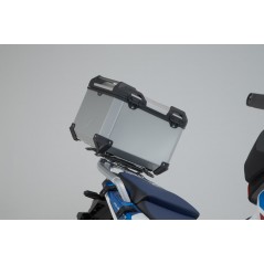 SW-MOTECH Aluminum motorcycle trunk + luggage rack + padlocks TRAX ADV - ADVENTURE-RACK TRAX ADV - ADVENTURE-RACK GPT01942700VAR