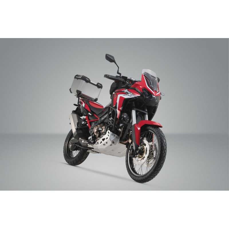 SW-MOTECH Baúl moto aluminio + portaequipajes candados TRAX ADV - ADVENTURE-RACK GPT019507001VAR