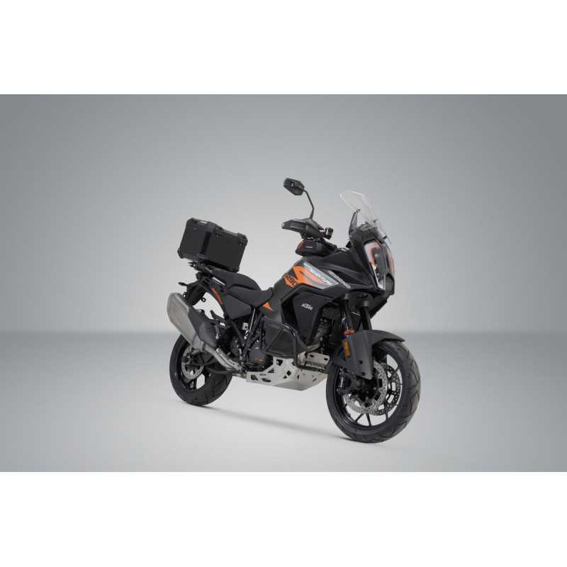 SW-MOTECH Baúl moto aluminio + portaequipajes candados TRAX ADV - ADVENTURE-RACK GPT04835700VAR