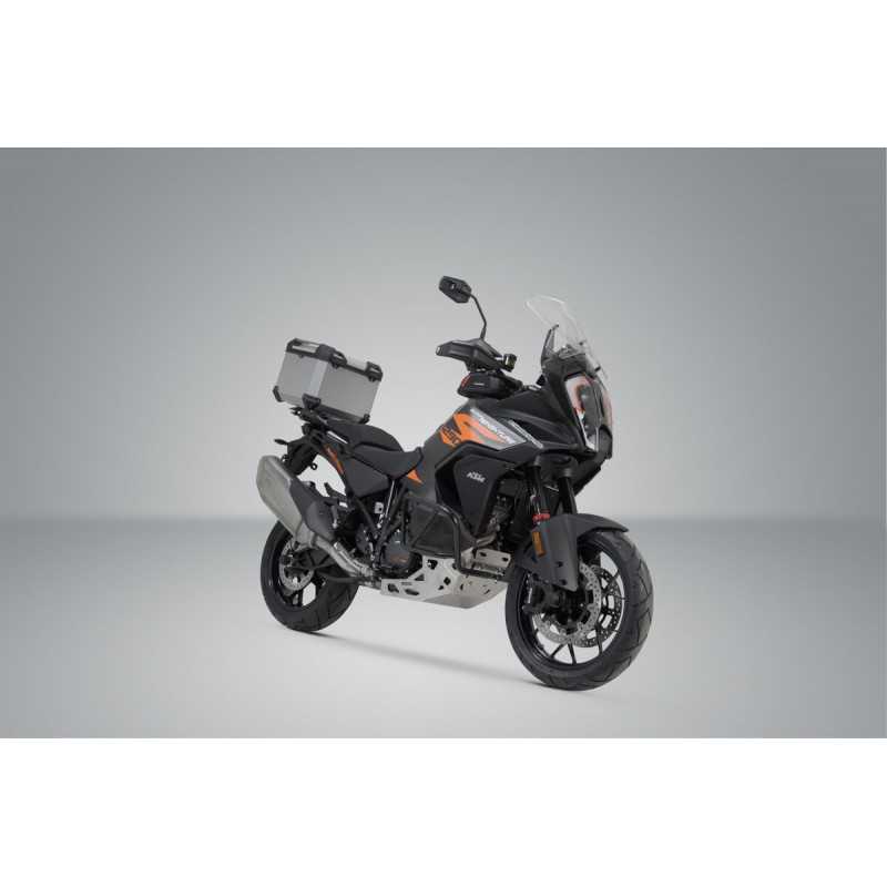 SW-MOTECH Baúl moto aluminio + portaequipajes candados TRAX ADV - ADVENTURE-RACK GPT04835700VAR