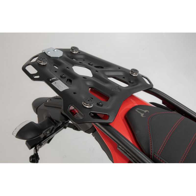 SW-MOTECH Aluminum motorcycle trunk + luggage rack + padlocks TRAX ADV - ADVENTURE-RACK TRAX ADV - ADVENTURE-RACK GPT06799700VAR