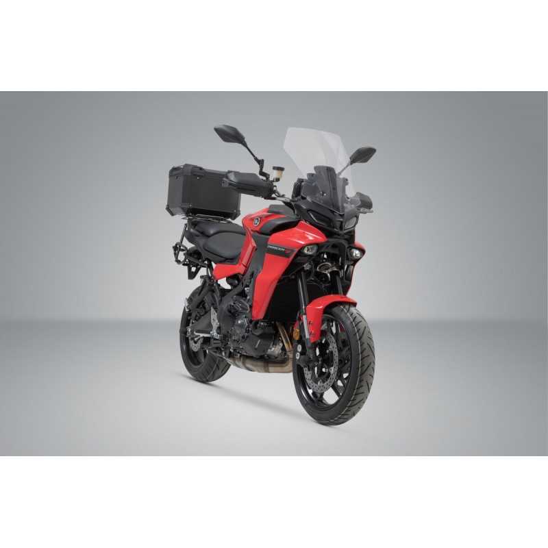 SW-MOTECH Aluminum motorcycle trunk + luggage rack + padlocks TRAX ADV - ADVENTURE-RACK TRAX ADV - ADVENTURE-RACK GPT06921700VAR