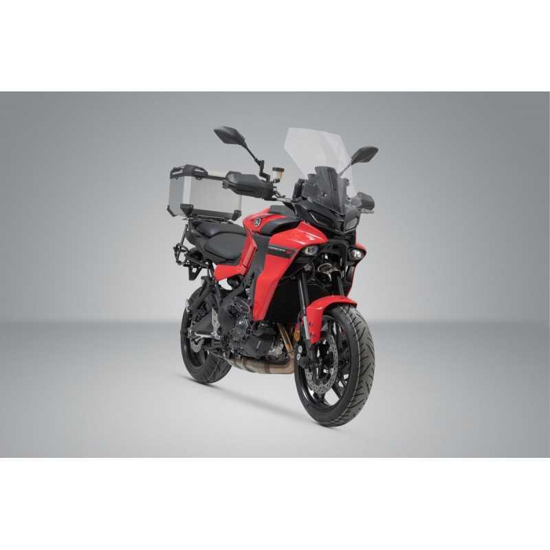 SW-MOTECH Aluminum motorcycle trunk + luggage rack + padlocks TRAX ADV - ADVENTURE-RACK TRAX ADV - ADVENTURE-RACK GPT06921700VAR