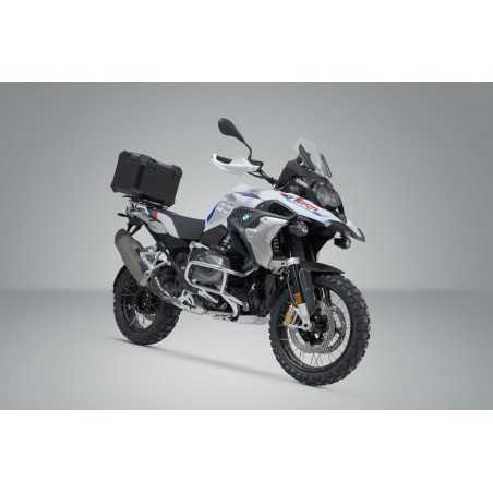 SW-MOTECH Baúl moto aluminio + portaequipajes con asiento Rallye candados TRAX ADV - ADVENTURE-RACK GPT079047010VAR