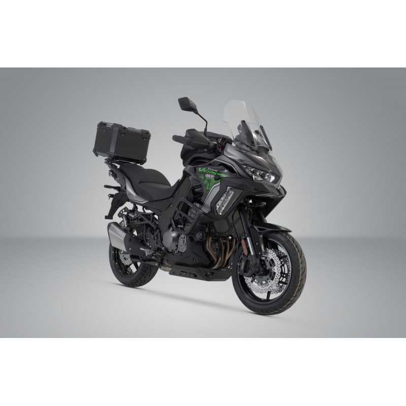 SW-MOTECH Aluminum motorcycle trunk + luggage rack + padlocks TRAX ADV - STREET-RACK TRAX ADV - STREET-RACK GPT08368700VAR