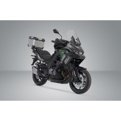 SW-MOTECH Baúl moto aluminio + portaequipajes candados TRAX ADV - STREET-RACK GPT08368700VAR