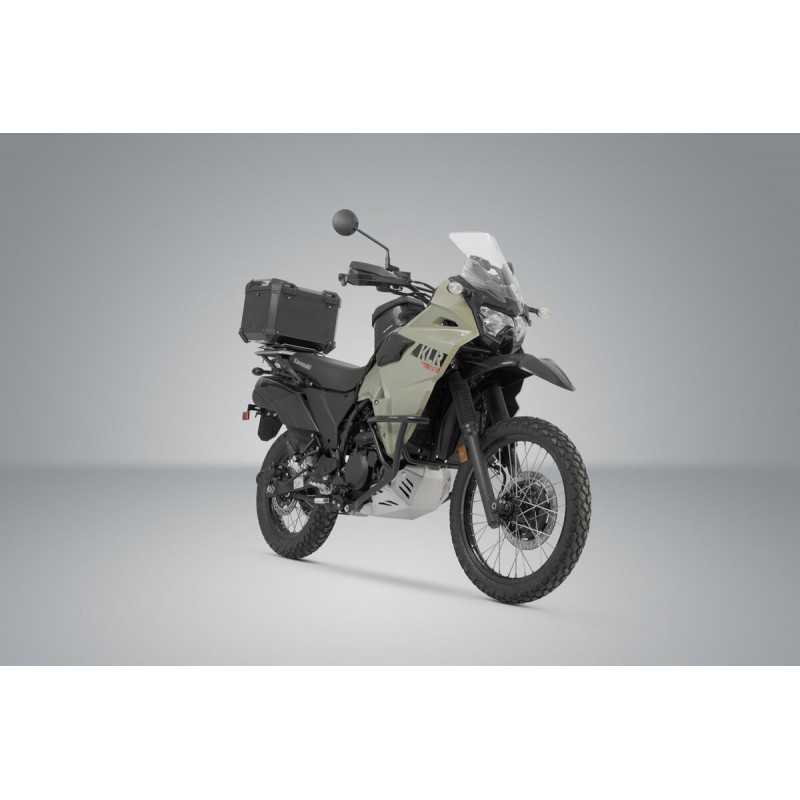 SW-MOTECH Aluminum motorcycle trunk + luggage rack + padlocks TRAX ADV - ADVENTURE-RACK TRAX ADV - ADVENTURE-RACK GPT08990700VAR