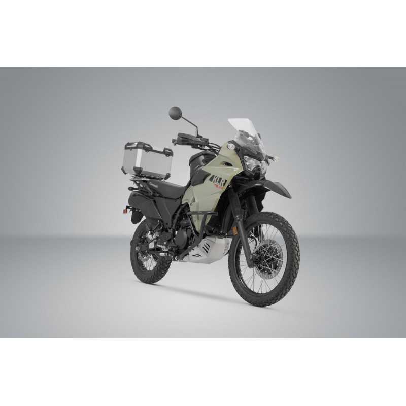 SW-MOTECH Aluminum motorcycle trunk + luggage rack + padlocks TRAX ADV - ADVENTURE-RACK TRAX ADV - ADVENTURE-RACK GPT08990700VAR