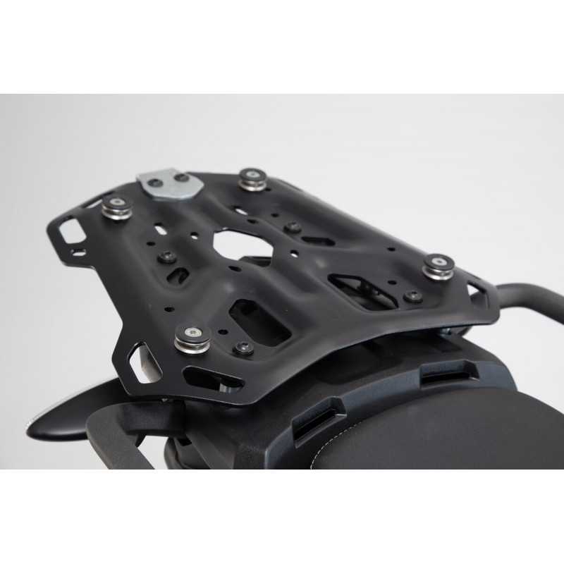 SW-MOTECH Aluminum motorcycle trunk + luggage rack + padlocks TRAX ADV - ADVENTURE-RACK TRAX ADV - ADVENTURE-RACK GPT117477001VA