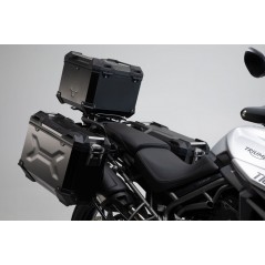 SW-MOTECH Baúl moto aluminio + portaequipajes candados TRAX ADV - ADVENTURE-RACK GPT117477001VAR