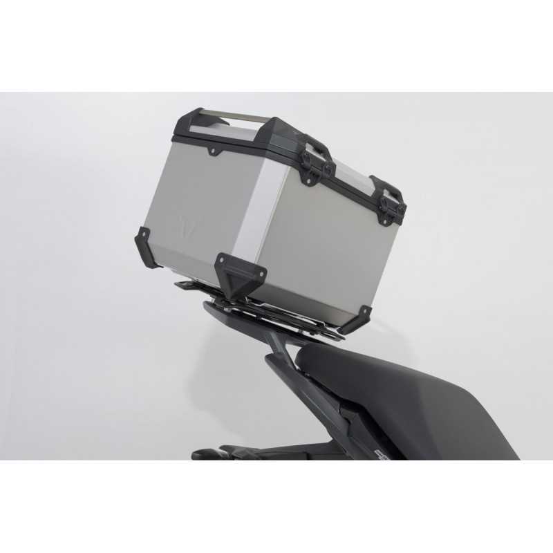 SW-MOTECH Aluminum motorcycle trunk + luggage rack + padlocks TRAX ADV - ADVENTURE-RACK TRAX ADV - ADVENTURE-RACK GPT11991700VAR