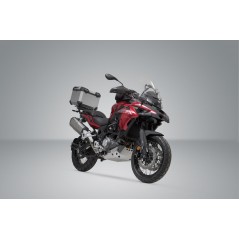 SW-MOTECH Aluminum motorcycle trunk + luggage rack + padlocks TRAX ADV - ADVENTURE-RACK TRAX ADV - ADVENTURE-RACK GPT198067001VA