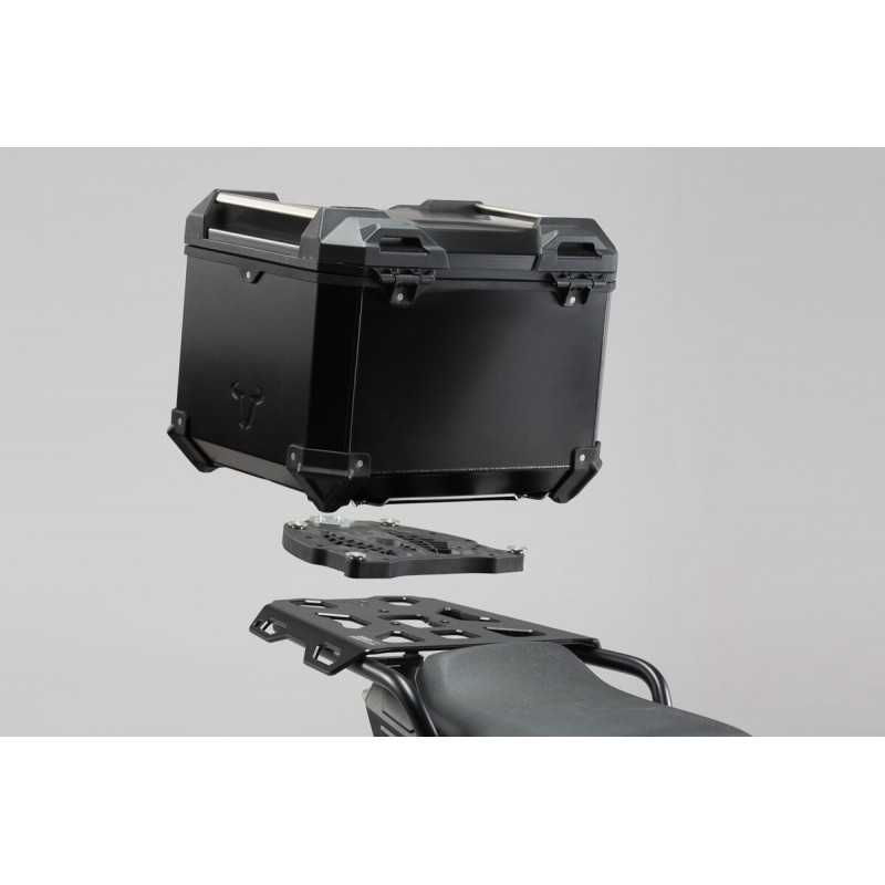 SW-MOTECH Aluminum motorcycle trunk + luggage rack + padlocks TRAX ADV - ALU-RACK TRAX ADV - ALU-RACK GPT22139700VAR