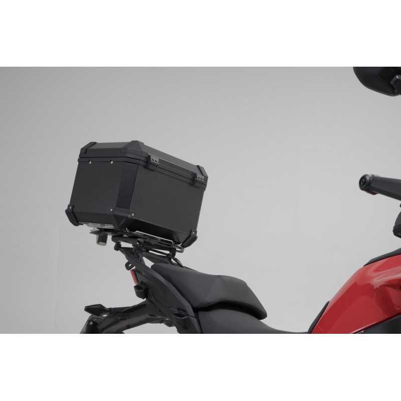 SW-MOTECH Aluminum motorcycle trunk + luggage rack + padlocks TRAX ADV - ADVENTURE-RACK TRAX ADV - ADVENTURE-RACK GPT22822700VAR