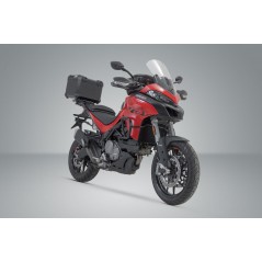 SW-MOTECH Baúl moto aluminio + portaequipajes candados TRAX ADV - STREET-RACK GPT228927000VAR