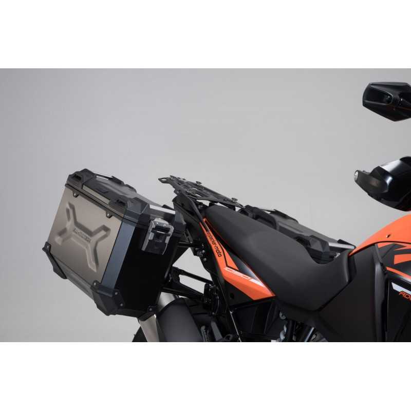 SW-MOTECH Aluminum side cases + supports + cylinder TRAX ADV 45/37L - PRO TRAX ADV 45/37L - PRO KFT043337002VAR