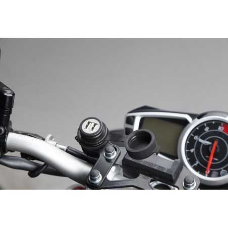 SW-MOTECH double usb connector with cable 2.000 MA 12 V 2.000 MA 12 V EMA0010711300