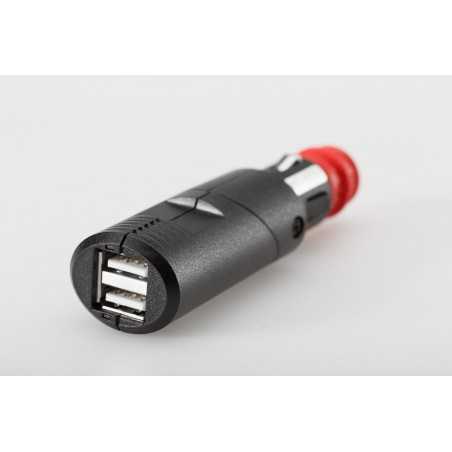 SW-MOTECH Puerto usb doble con conector universal al mechero 2 X 2.100 MA 12 - 24 V EMA0010712200