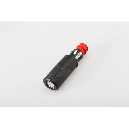 SW-MOTECH Double usb port with universal cigarette lighter connector 2 X 2.100 MA 12 - 24 V 2 X 2.100 MA 12 - 24 V EMA0010712200