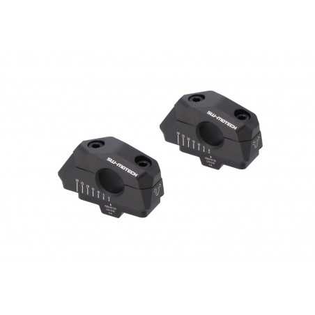 SW-MOTECH Acercador elevador manillar de moto variable Ø22 H25 MM 5/10/15/20/25/30 LEH0003930000B