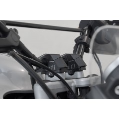 SW-MOTECH Acercador elevador manillar de moto variable Ø22 H25 MM 5/10/15/20/25/30 LEH0003930000B