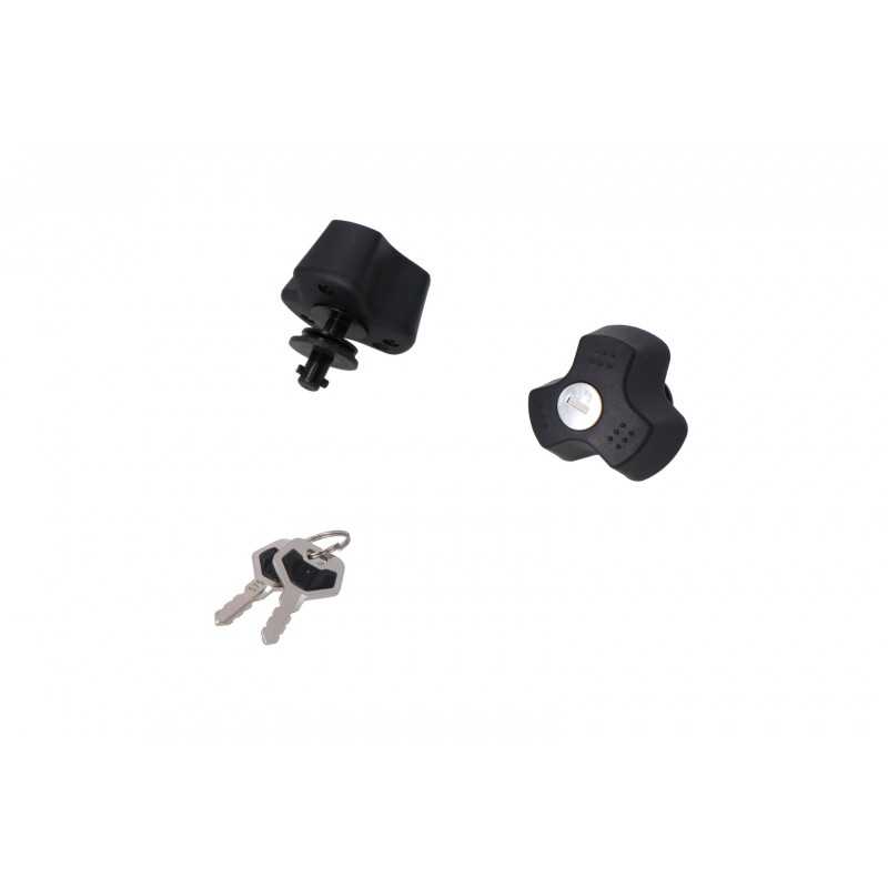 SW-MOTECH Antirrobo para soportes laterales con 2 cerraduras y llaves EVO QUICK-LOCK QLS0004610101B
