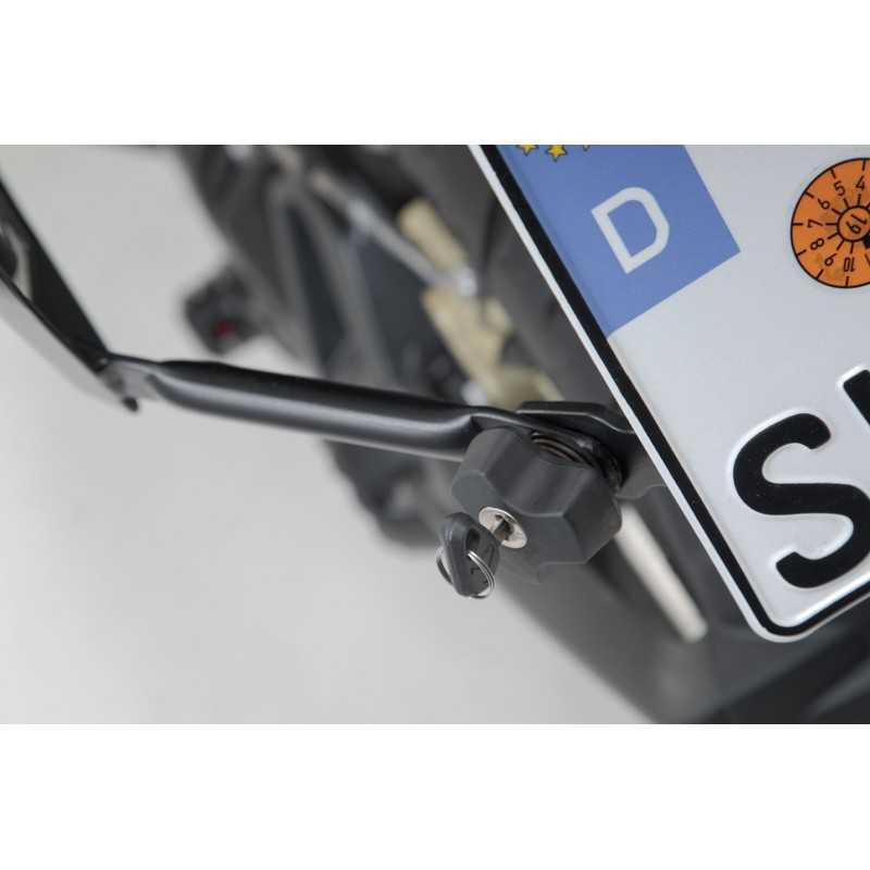 SW-MOTECH Antirrobo para soportes laterales con 2 cerraduras y llaves PRO QUICK-LOCK QLS0009510001B