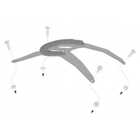 SW-MOTECH Anillo de deposito para bolsas depostio PRO TRT0078720600B