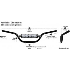 RENTHAL Motorcycle handlebar 758 1081444002