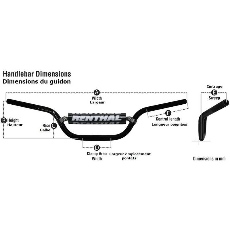 RENTHAL Manillar de moto 758 1081444002