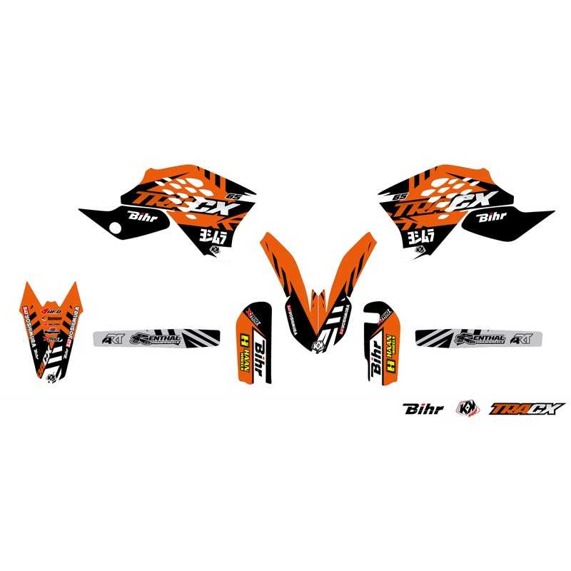 KUTVEK Kit adhesivos pegatinas para moto TRACX 1067947