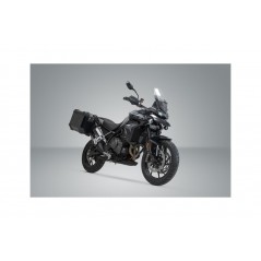 SW-MOTECH Sistema de maletas laterales con herraje TRAX ADV + AKRAPOVIC 45/37 LITROS EN ALUMINIO KFT.11.953.72002/B