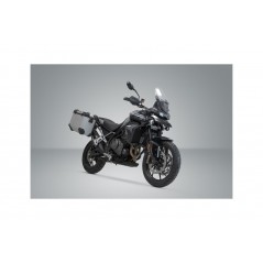 SW-MOTECH Sistema de maletas laterales con herraje TRAX ADV + AKRAPOVIC 45/37 LITROS EN ALUMINIO KFT.11.953.72002/S